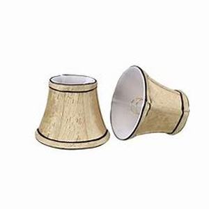 lot 7257 image: Aspen Creative Bell Chandelier Clip On Lamp Shade Set Of 9