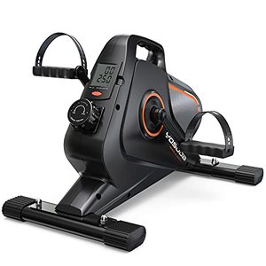 lot 2 image: YOSUDA Under Desk Bike Pedal Exerciser - Magnetic Mini Exercise Bike for Arm Leg Exercise, Desk Pedal Bike for Home Office Workout