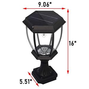 lot 15 image: Large Outdoor Solar Powered LED Light Lamp SL-8405