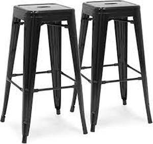 lot 3800 image: AmazonBasics Metal Barstools