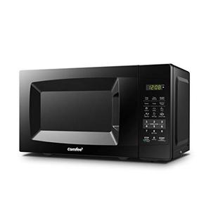 lot 15 image: COMFEE EM720CPL-PMB Countertop Microwave Oven with Sound OnOff, ECO Mode and Easy One-Touch Buttons, 0.7cu.ft, 700W, Black