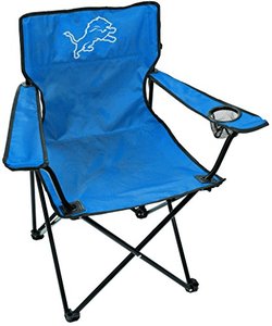 lot 22 image: Rawlings NFL Gameday Elite Lightweight Folding Tailgating Chair, with Carrying Case, Detroit Lions