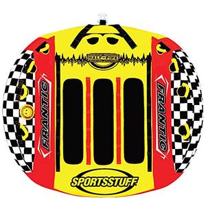 lot 26 image: Sportsstuff Half Pipe Frantic  1-3 Rider Towable Tube for Boating