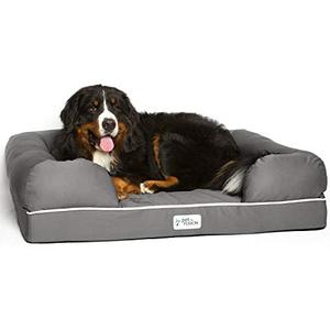 lot 64 image: PetFusion Ultimate Dog Bed, Orthopedic Memory Foam, Multiple SizesColors, Medium Firmness Pillow, Waterproof Liner, YKK Zippers, Breathable 35% Cotton Cover, Cert. Skin Contact Safe