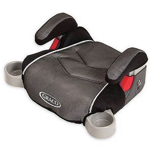 lot 84 image: Graco Backless TurboBooster Car Seat- Black and White