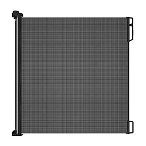 lot 89 image: Perma Child Safety IndoorOutdoor Retractable Baby Gate 41 Tall, Extends to 71 Wide, Black