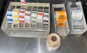 lot 5785 image: Day-dot & label (3) organizers with labels
