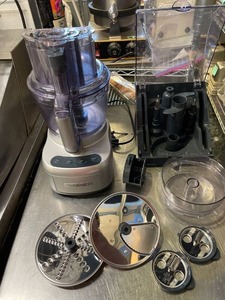 lot 5790 image: Cuisinart with multiple attachments