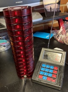 lot 5792 image: Wireless Paging System w14 pagers