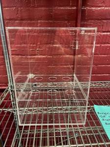 lot 5805 image: Acrylic ice cream cone Display with door