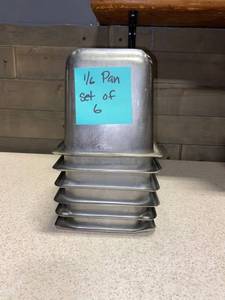 lot 5844 image: Lot of (6) 16th Pans
