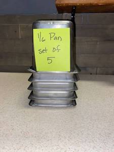 lot 5852 image: lot of (6) 16th Pans