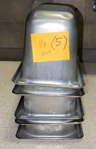 lot 5853 image: lot of (5) 19th Pans
