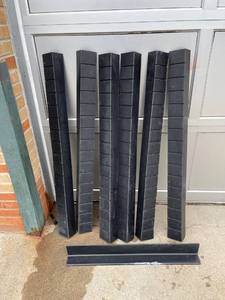 lot 5880 image: Lot of (7) heavy duty rubber wall & floor