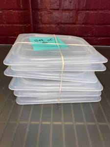 lot 21467 image: Lot of Six 16 Pan Lids