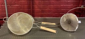 lot 21480 image: lot of (3) China Cap & Strainers