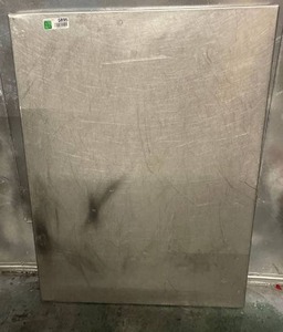 lot 5895 image: Stainless steel table top