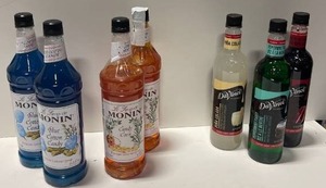 lot 5904 image: lot of (7) sugarcane Syrups
