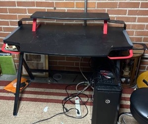 lot 5912 image: lot of (2) Gaming Desk & Organizer