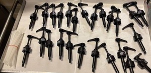 lot 21497 image: Lot of (25). pumps for (1883) Sugarcane Syrups