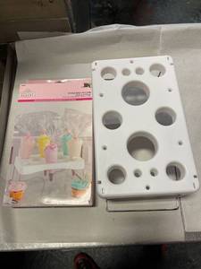 lot 21510 image: Lot of two icing bag holders
