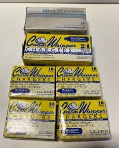 lot 21513 image: lot of (6) Cream Whipper Chargers
