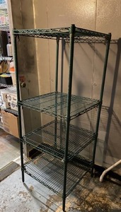 lot 21538 image: Green freezer metro shelf
