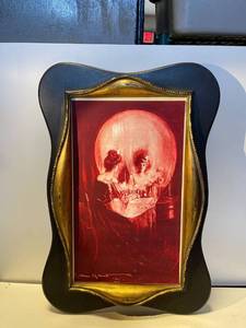lot 21577 image: All is Vanity--Framed print by C. Allen Gilbert