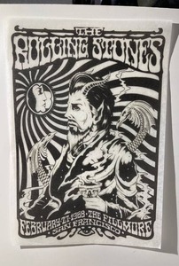 lot 21587 image: BW Rolling Stones 1968 collectible print