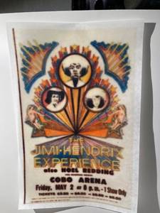 lot 21589 image: Jimi Hendrix experience Concert flyer