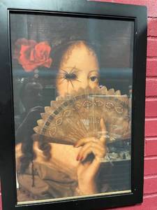 lot 21615 image: Sultry spider framed art print