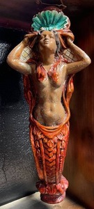 lot 21629 image: Floating ceramic mermaids