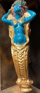 lot 21631 image: Ceramic floating mermaid