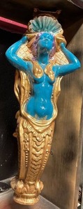 lot 21632 image: Ceramic floating mermaid