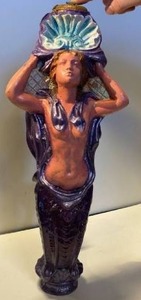 lot 21635 image: Floating ceramic mermaid