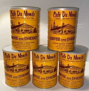 lot 21653 image: lot of 5 Cafe Du Monde CoffeeChicory