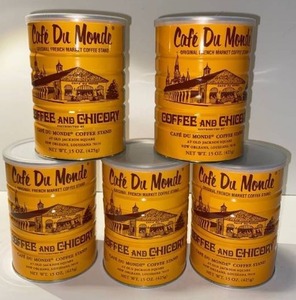 lot 21655 image: lot of (5) Cafe Du Monde CoffeeChicory