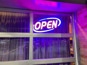 lot 21684 image: LED open sign