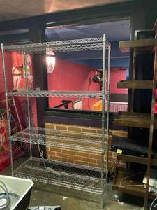 lot 21686 image: Metro shelf with four shelves