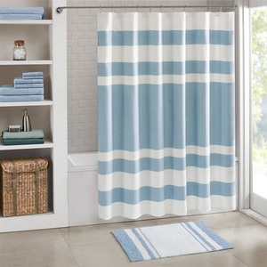 lot 3001 image: Madison Park Spa Cotton Reversible 27 x 45 Bath Rug Bedding