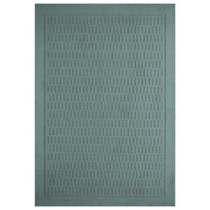 lot 3011 image: Mainstays Dylan Polyester Solid Pattern Area Rug Teal 8� x 10