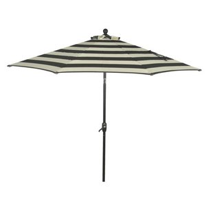 lot 3012 image: Better Homes & Gardens 9 Outdoor Patio Umbrella, Ibiza Stripe