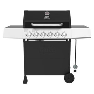 lot 3018 image: Expert Grill 6 Burner Propane Gas Grill in Black