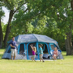 lot 4012 image: Ozark Trail 10-Person Dark Rest Instant Cabin Tent