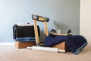 lot 4029 image: UBOXES12 Textile Moving Blankets  Pads  Skins 54-Inch X 72-Inch Professional Quality Recycled (TEXTILE12)