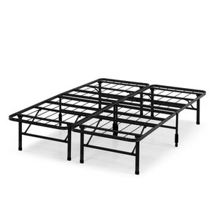 lot 4044 image: Spa Sensations by Zinus 14 by B Steel SmartBase Bed Frame Black, King