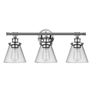 lot 1273 image: Chrome Vanity Light