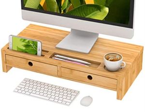 lot 1288 image: Bamboo Monitor Riser