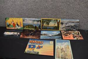 lot 5290 image: Vintage Lot of 17 Postcards  Kentucky, Niagara Falls, Chicago and Others
