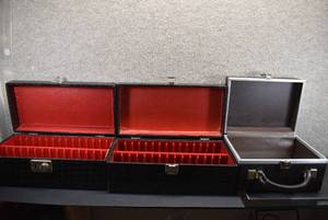 lot 5302 image: Lot of 3 Cassette Tape Carrying Cases